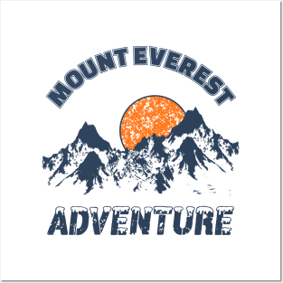 Mount Everest Adventure Posters and Art